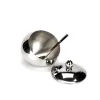 304 stainless steel single-flavor seasoning box, seasoning rack, household seasoning jar, monosodium glutamate and chicken essence jar, bright, enlarged and thickened details Picture